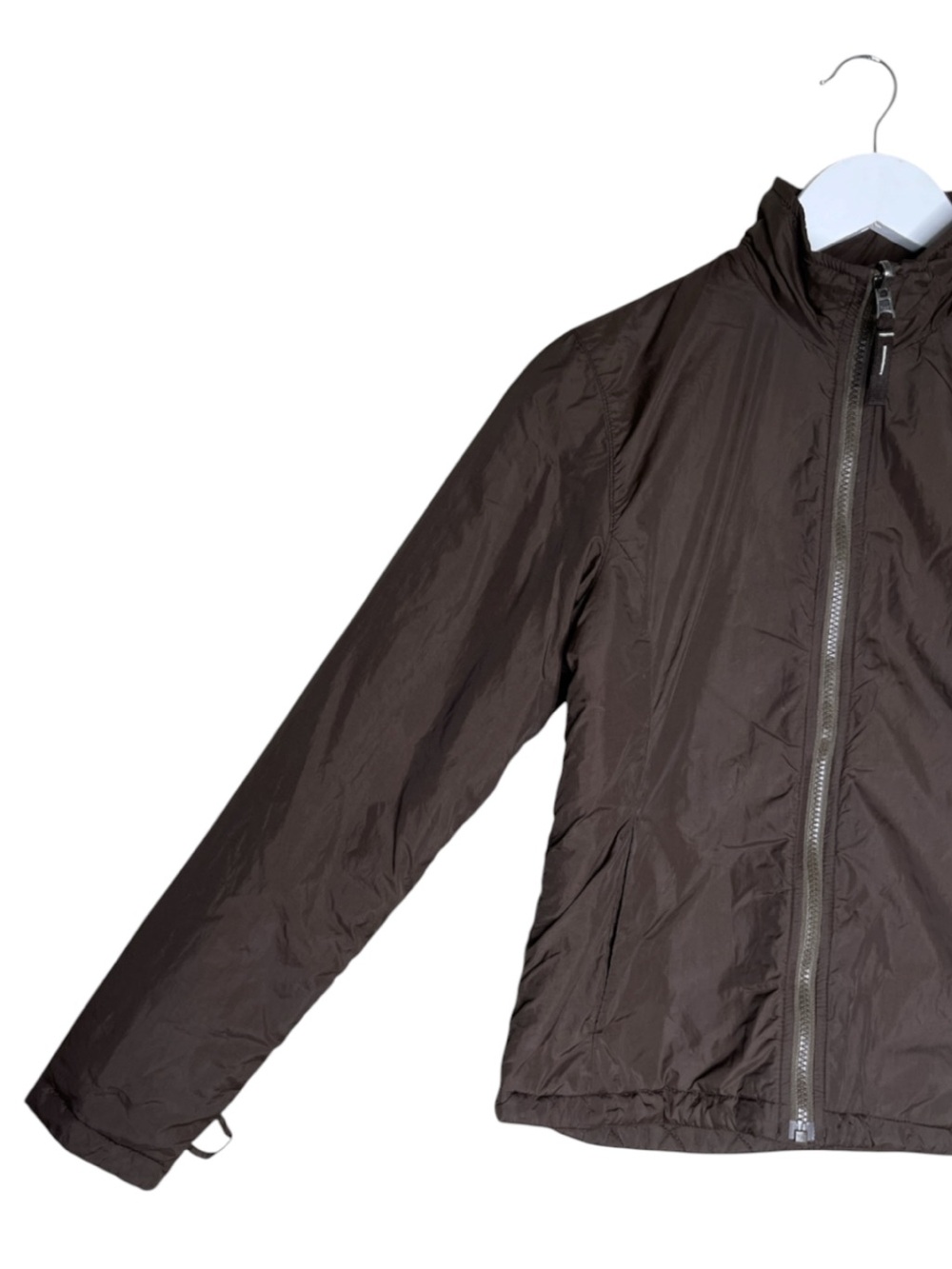 LOLE Reversible Jacket Womens Medium 8 Brown Quilted Gorpcore Athleisure - Picture 6 of 10
